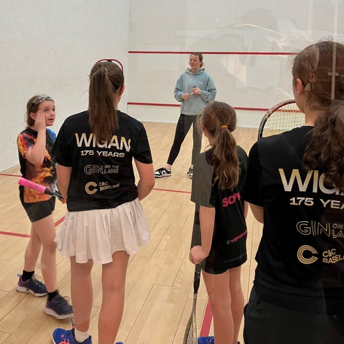 Junior Players at Wigan Squash Club